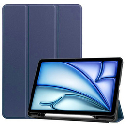 Pouzdro pro iPad Pro 11 2024, Smartcase s prostorem pro stylus, námořnicky modré