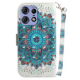 Klopové pouzdro pro Motorola Edge 50 Pro 5G, Wallet, Mandala Flower