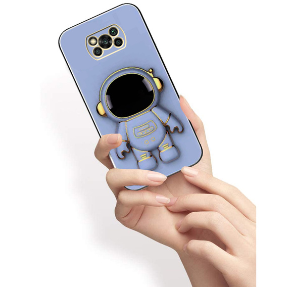 Pouzdro pro Xiaomi Poco X3 NFC / X3 Pro, Astronaut, modré