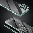 Pouzdro pro Samsung Galaxy S23, Magnetic Dual Glass, zelené