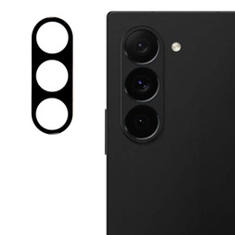 Tvrzené sklo na fotoaparát pro Samsung Galaxy Z Fold6 5G, černé