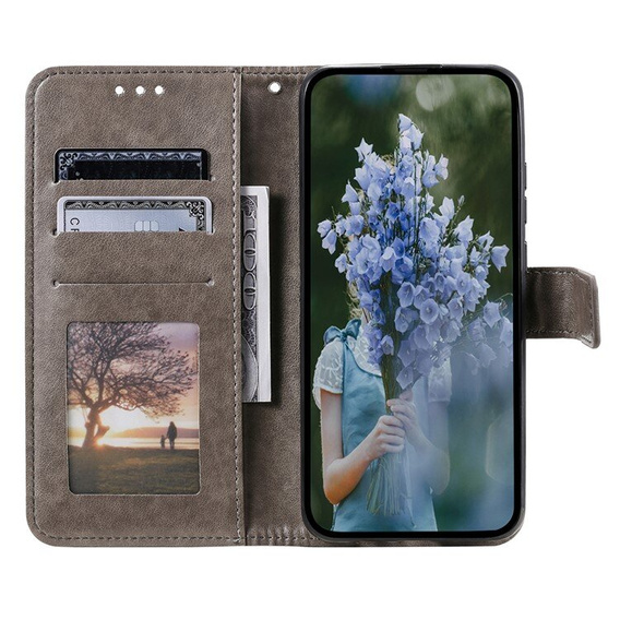 Klopové pouzdro pro Samsung Galaxy A55 5G, Mandala Flower, zelené