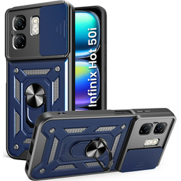 Pouzdro pro Infinix Hot 50i 4G, CamShield Slide, modré