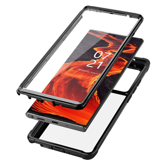 Pouzdro pro Samsung Galaxy Note 20 Ultra, Shockproof, s fólií, modré