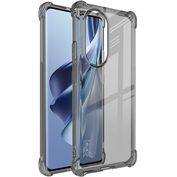 IMAK pouzdro pro Oppo Reno 10 / 10 Pro, Dropproof, transparentní / černé