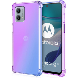 Pouzdro pro Motorola Moto G53 5G, Gradient Dropproof, Fialová / modrá