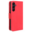 Klopové pouzdro pro Samsung Galaxy A35 5G, Card Slot, červené