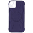 Pouzdro pro iPhone 15 Plus, ERBORD Armor Mag, fialové