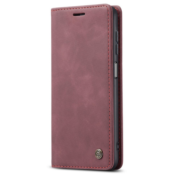 Pouzdro CASEME pro Samsung Galaxy A04S / A13 5G, Leather Wallet Case, červené