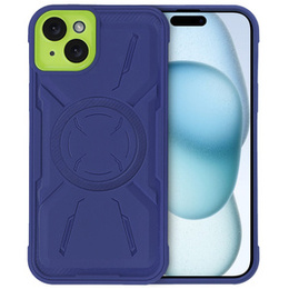 Pouzdro pro iPhone 15, ERBORD Armor Mag, modré