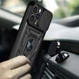 Pouzdro pro iPhone 14 Pro, CamShield Slide, černé