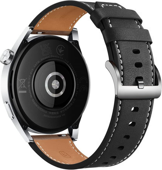 Univerzální kožený řemínek pro hodinky s šířkou uchycení 22 mm, černý