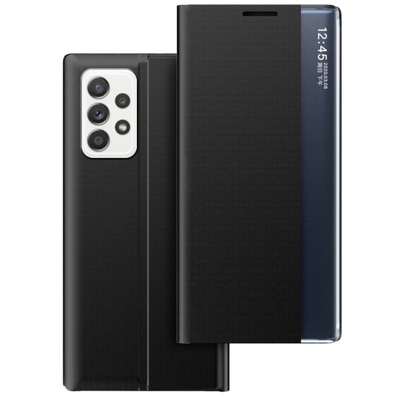 Flipové pouzdro pro Samsung Galaxy A32 5G, Side View, černé