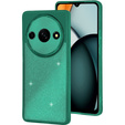 Pouzdro pro Xiaomi Redmi A3, Glittery Powder, zelené