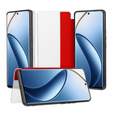 Flipové pouzdro pro Realme 12 Pro 5G / 12 Pro+ 5G, Side View, červené