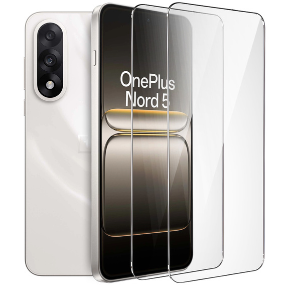 2x tvrzené sklo ERBORD 9H Hard Glass na displeji pro OnePlus Nord 5