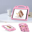 Dětské pouzdro pro Lenovo Tab M10 X505F X605F / Tab P10-X705F/L / Huawei T5 10.1, Cute Patterns, se stojánkem, růžové