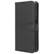 Klopové pouzdro pro OnePlus 12 5G, Wallet Smart Magnet, černé