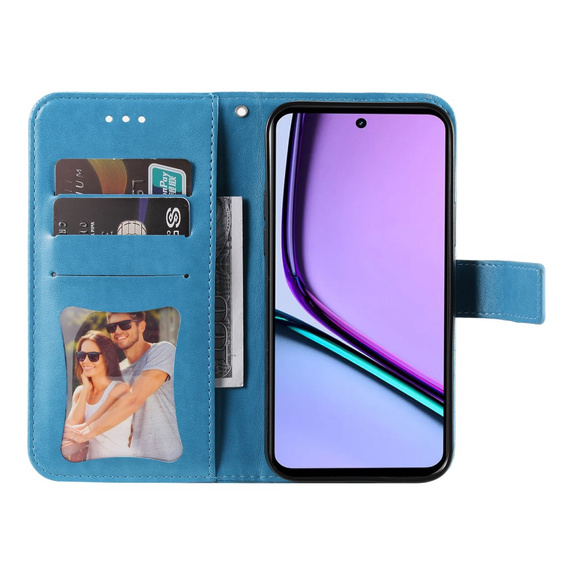 Klopové pouzdro pro Realme C67, Mandala, modré