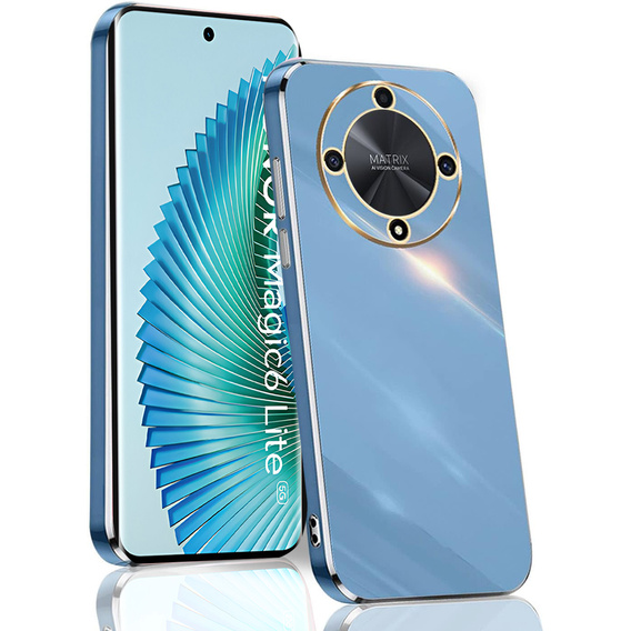 Pouzdro pro Honor Magic 6 Lite 5G, Glamour CamShield, modré