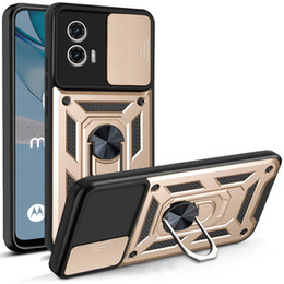 Pouzdro pro Motorola Moto G53 5G, CamShield Slide, zlaté