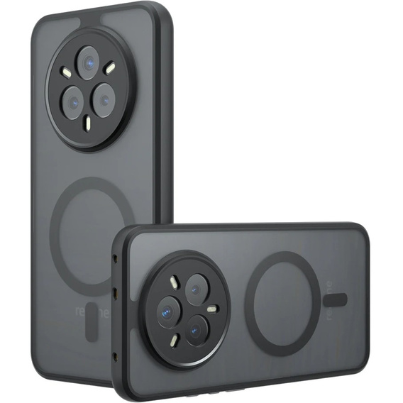 Pouzdro pro Realme 14 Pro 5G, pro MagSafe, ERBORD Matt Case, černý