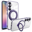 Magnetické pouzdro pro Samsung Galaxy A36 5G, pro MagSafe, fialové