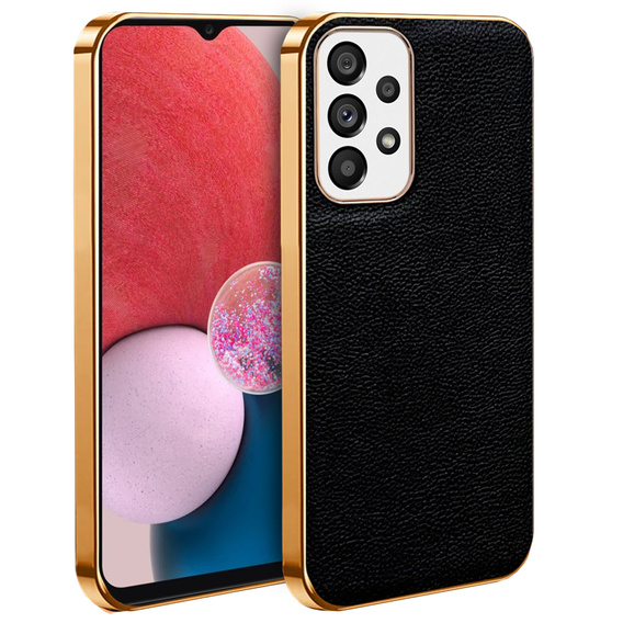 Pouzdro pro Samsung Galaxy A13 4G, Cowhide Leather, černé