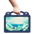 Dětské pouzdro pro Samsung Tab A8 X200 / X205, Cute Patterns, se stojánkem, námořnicky modré