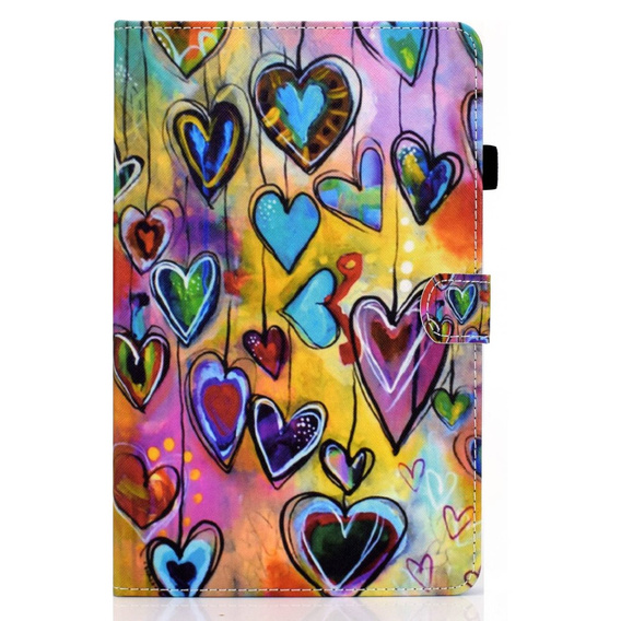 Pouzdro pro Lenovo Tab M10 Plus 10.6 Gen 3 125F/128F, hearts
