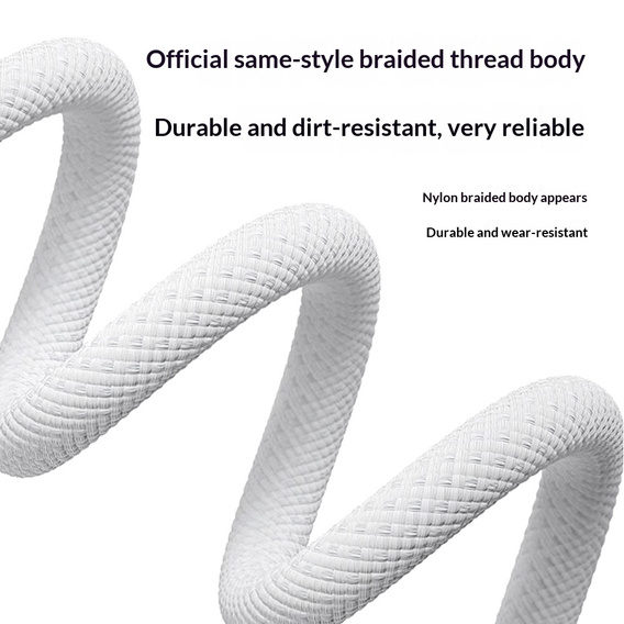 Magnetický kabel pro nabíjení USB-C pro Apple Pencil (2. generace), bílý