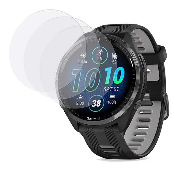 3x ERBORD Hydrogelová fólie pro Garmin Forerunner 965