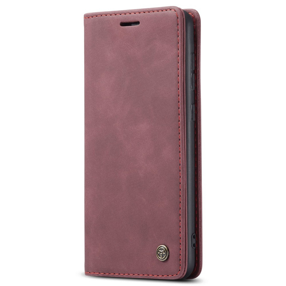 Pouzdro CASEME pro Samsung Galaxy A53 5G, Leather Wallet Case, červené