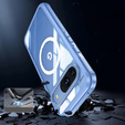Pouzdro pro Google Pixel 9 / Google Pixel 9 Pro, Shockproof, se sklem, pro MagSafe, modré