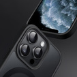 Pouzdro pro iPhone 11 Pro, pro MagSafe, ERBORD Matt Case, černý + sklo na displej