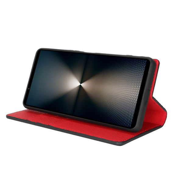 Kožené pouzdro pro Sony Xperia 1 VI, ERBORD Grain Leather, černé