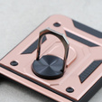 Pancéřové pouzdro pro Samsung Galaxy Z Flip5 5G, Nox Case Ring, růžové rose gold