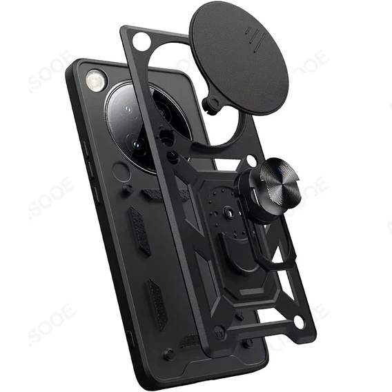 Pouzdro pro Oppo Find X8 Pro, CamShield Slide, černé