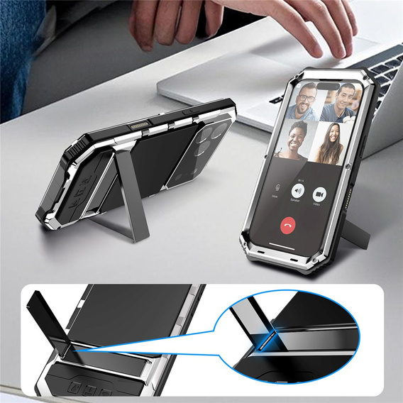 Pouzdro s podstavcem R-JUST pro iPhone 17 Pro Max