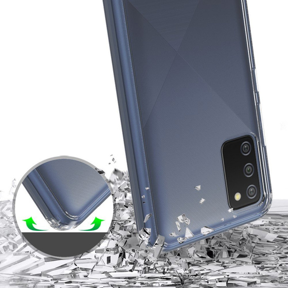 Pouzdro pro Samsung Galaxy A02s, Fusion Hybrid, průhledné