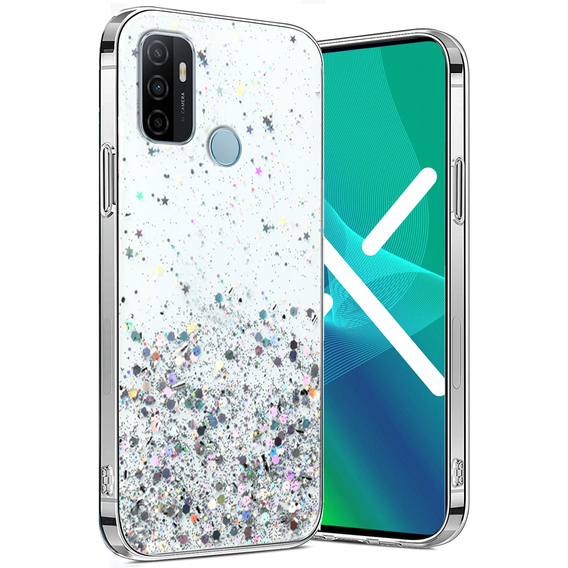 Pouzdro pro Oppo A53 2020, Glittery, průhledné