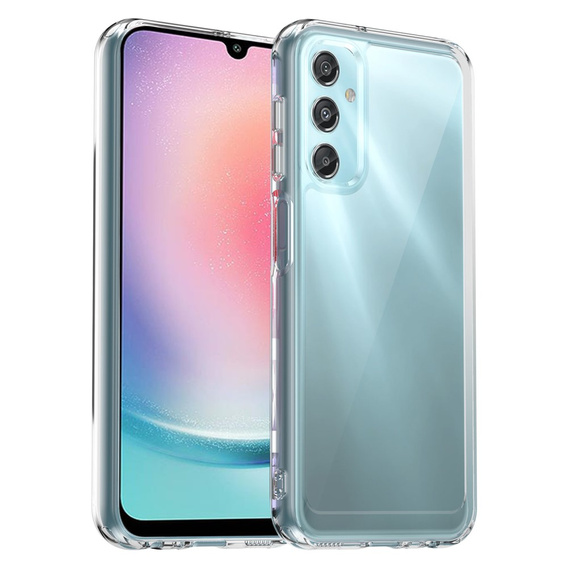 Pouzdro pro Samsung Galaxy A25 5G, Fusion Hybrid, transparentní + 9H sklo 