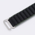 Nylonový řemínek pro Apple Watch 1/2/3/4/5/6/7/8/SE/ULTRA 42/44/45/49 mm, zelený / černý