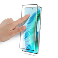 Tvrzené sklo Mocolo Full Glue pro Honor Magic 6 Lite 5G, černý rámeček
