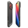 Spigen Rugged Armor MagSafe pouzdro pro iPhone 17 Pro, šedé