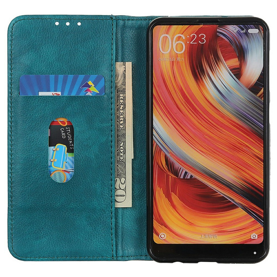 Pouzdro pro Samsung Galaxy A26, Wallet Litchi Leather, zelené