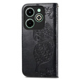 Klopové pouzdro pro Infinix Hot 40i, Butterfly, černé