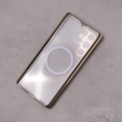 Magnetické pouzdro Dual Glass MagSafe pro Samsung Galaxy S22 Ultra, zlaté