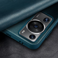 Flipové pouzdro pro Huawei P60 Pro, Side View, modré