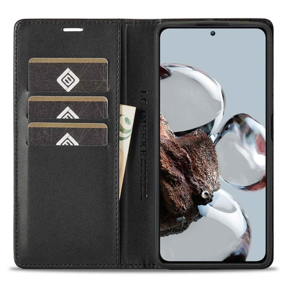 Klopové pouzdro pro Xiaomi 12T / 12T Pro, LC.IMEEKE, černé